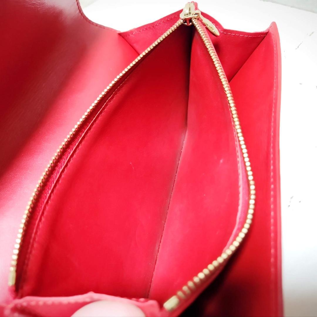 ☆LOUISVUITTON ヴェルニ ポルトフォイユ サラ 長財布 レッド 美品