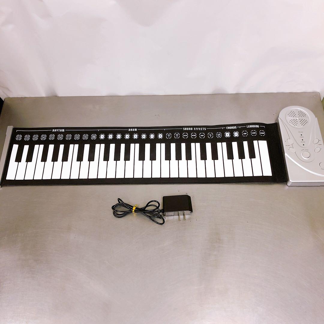ハンドロールピアノ ハンドロールピアノ ソフトキーボード アダプター付き 中古 動作