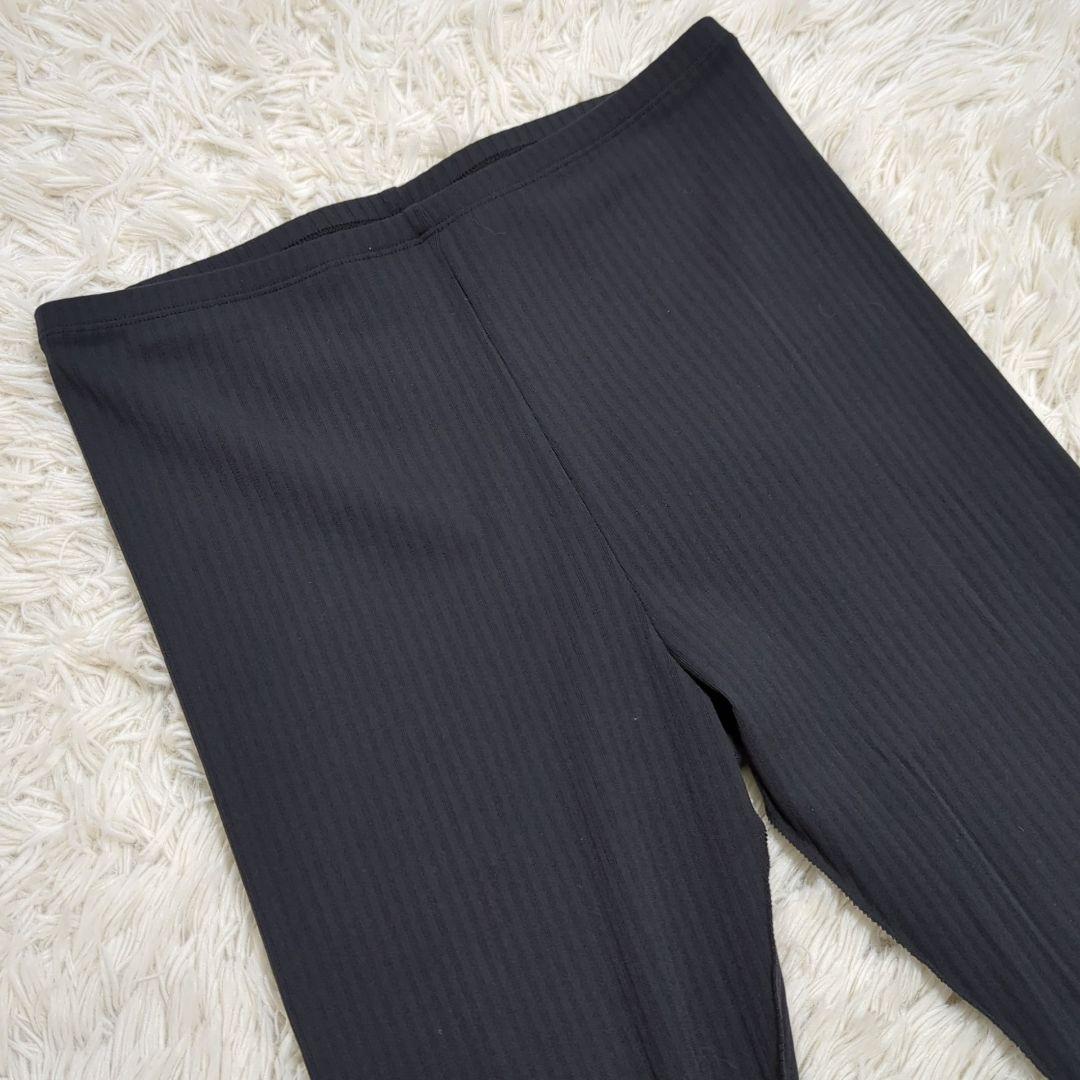未使用級 25SS プリーツプリーズ3 レギンスパンツ カットワーク