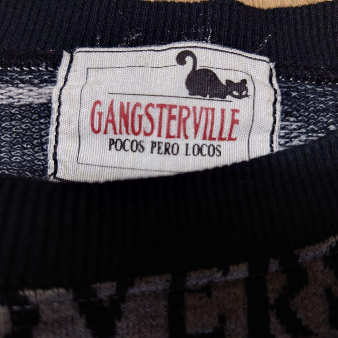 ギャングスタービル　総柄　ロンT　GANGSTERVILLE　グラッドハンド