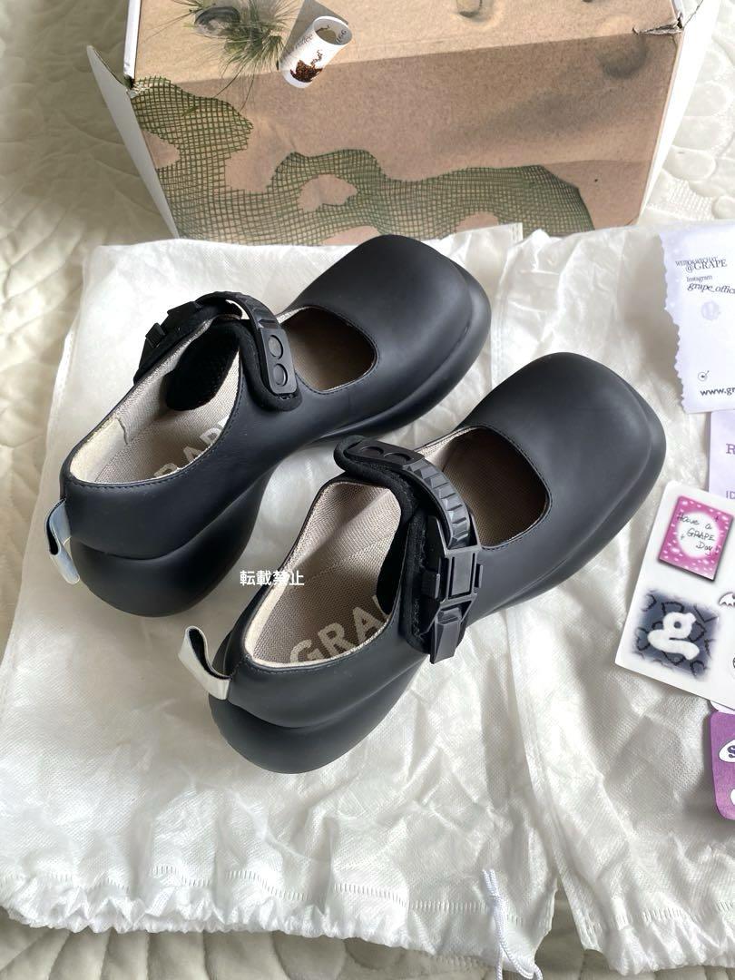 専用GRAPE Black Mary Jane Platform shoes