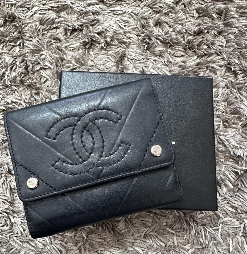 CHANEL ブラック 財布