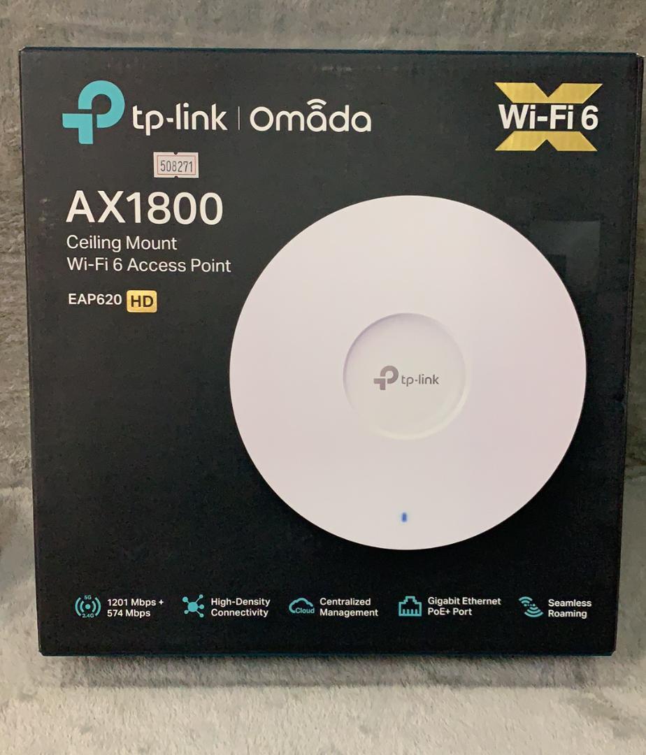 TP-Link EAP620 HD AX1800 Wi-Fi 6アクセスポイント