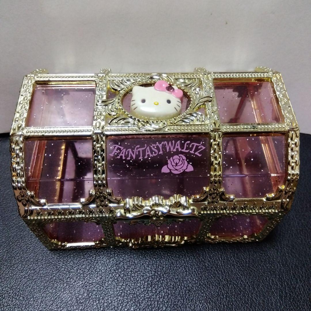サンリオ キティ Kitty ジュエリーケース 宝石箱 中古品 宝箱風