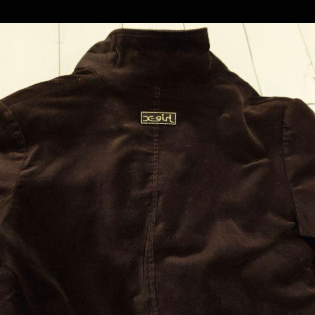 X-girl ジャケット　秋冬ジャケット　 トレンドブラウンカラー