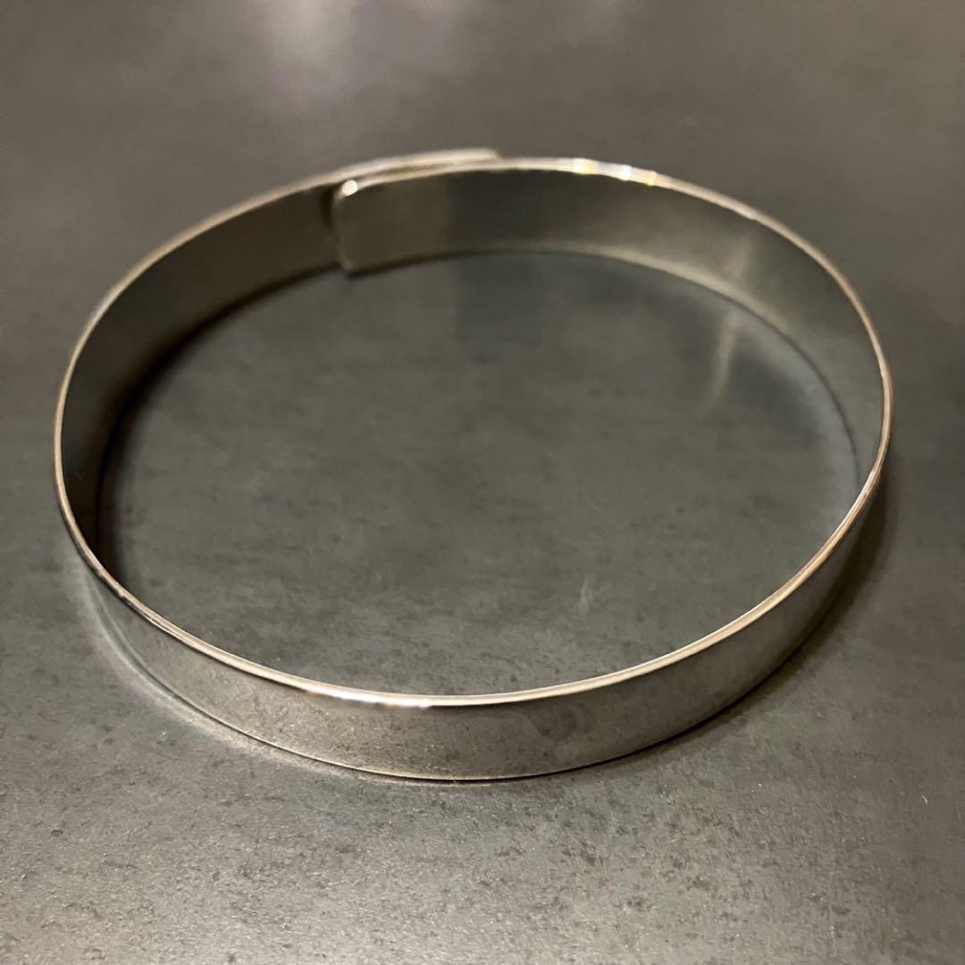 SILVER925 PLANE BANGLE/BRACELET/シルバー/ブレス