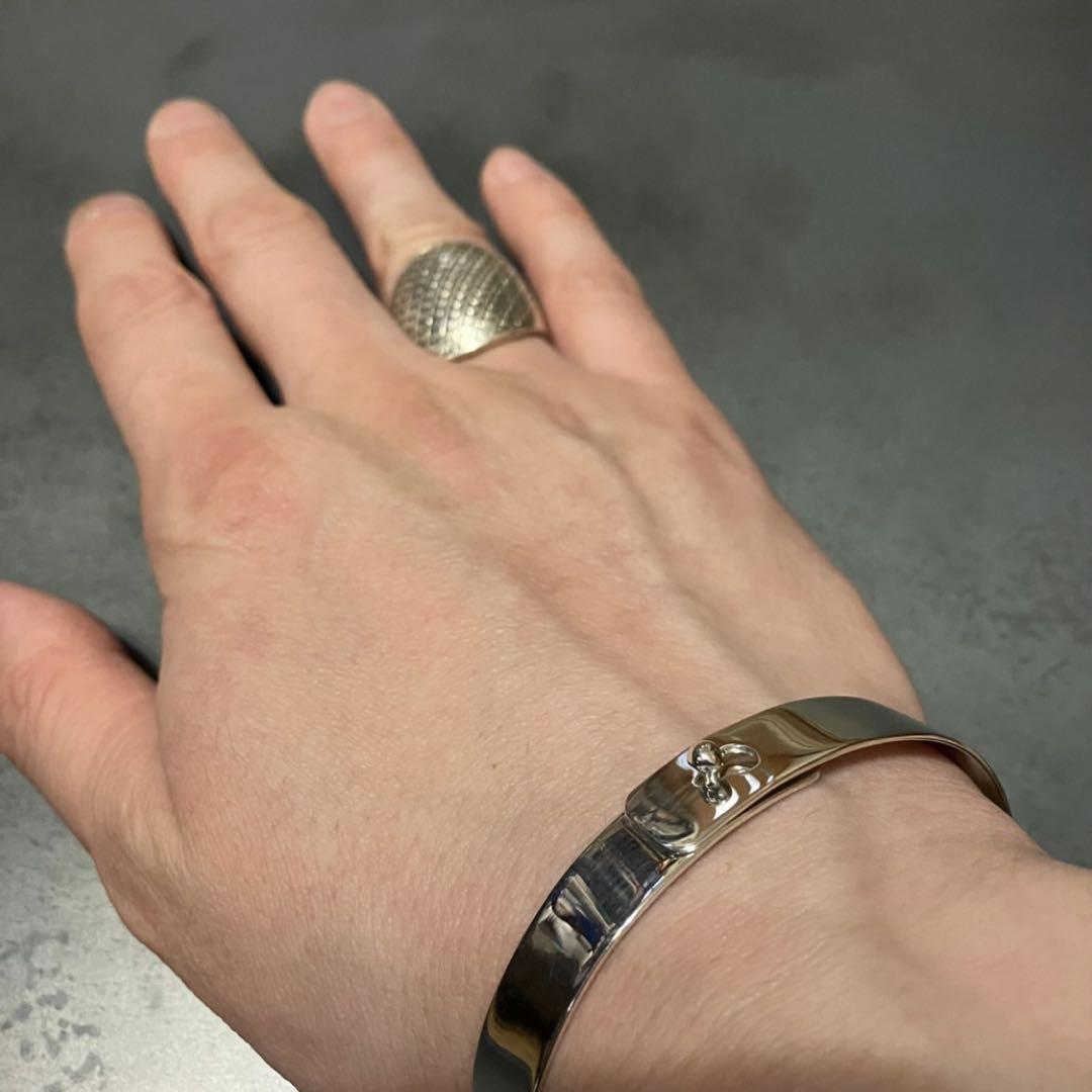 SILVER925 PLANE BANGLE/BRACELET/シルバー/ブレス