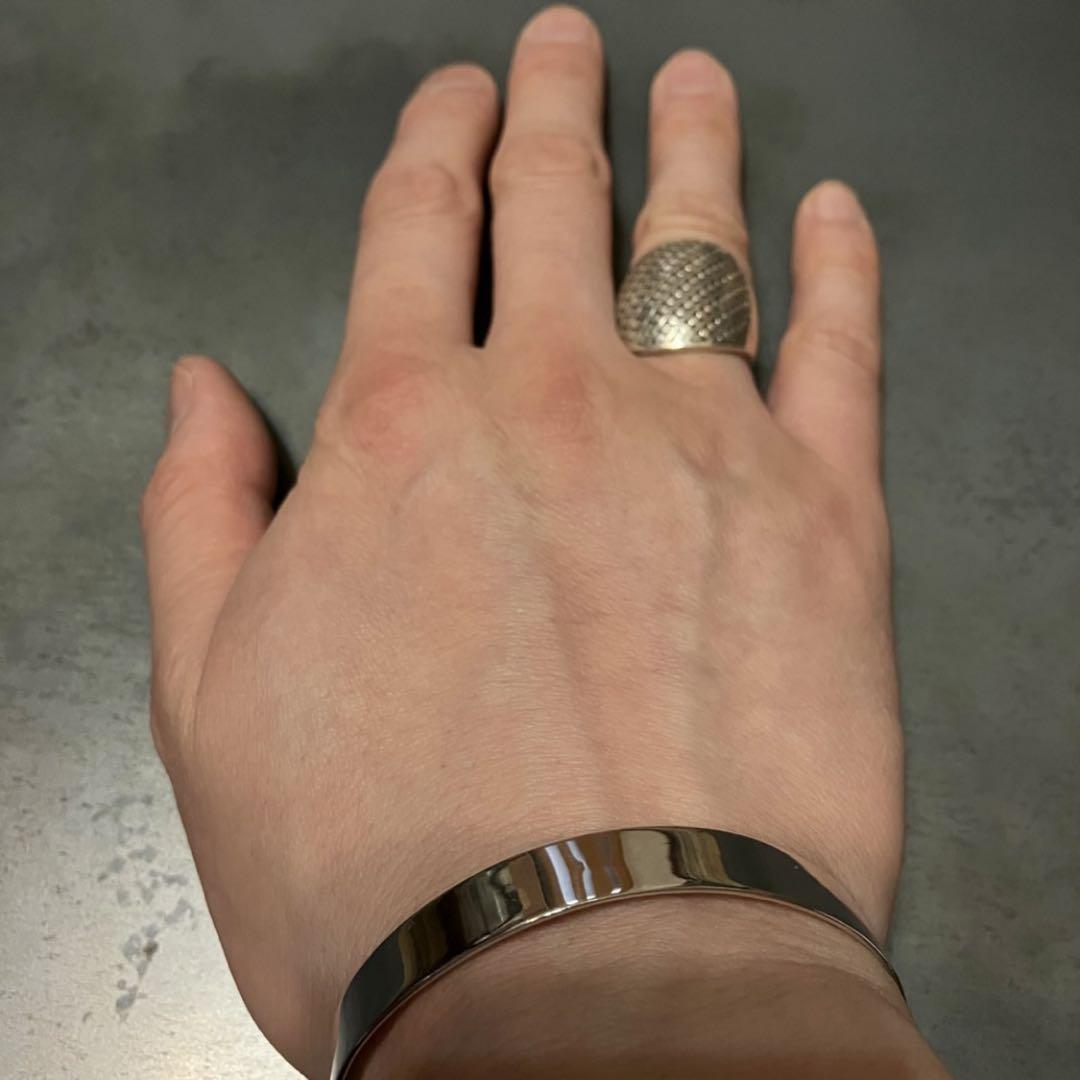 SILVER925 PLANE BANGLE/BRACELET/シルバー/ブレス