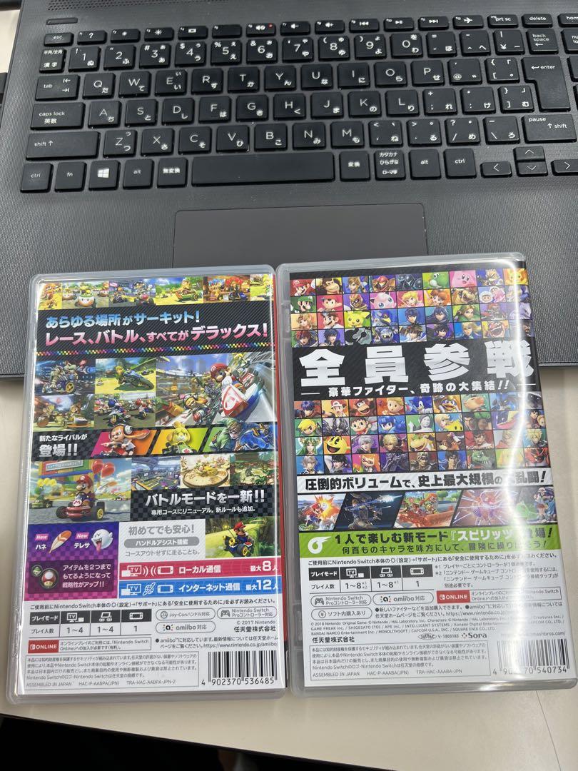 Nintendo Switchソフト スマブラ、マリオカートセット