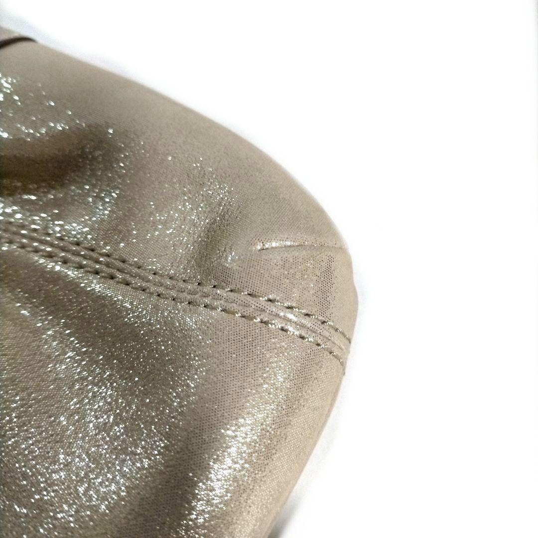 激レア コーチ アクセサリーポーチ 小物入れ リストレット 革 ラメ ゴールド 激レア コーチ アクセサリーポーチ 小物入れ リストレット 革 ラメ ゴールド