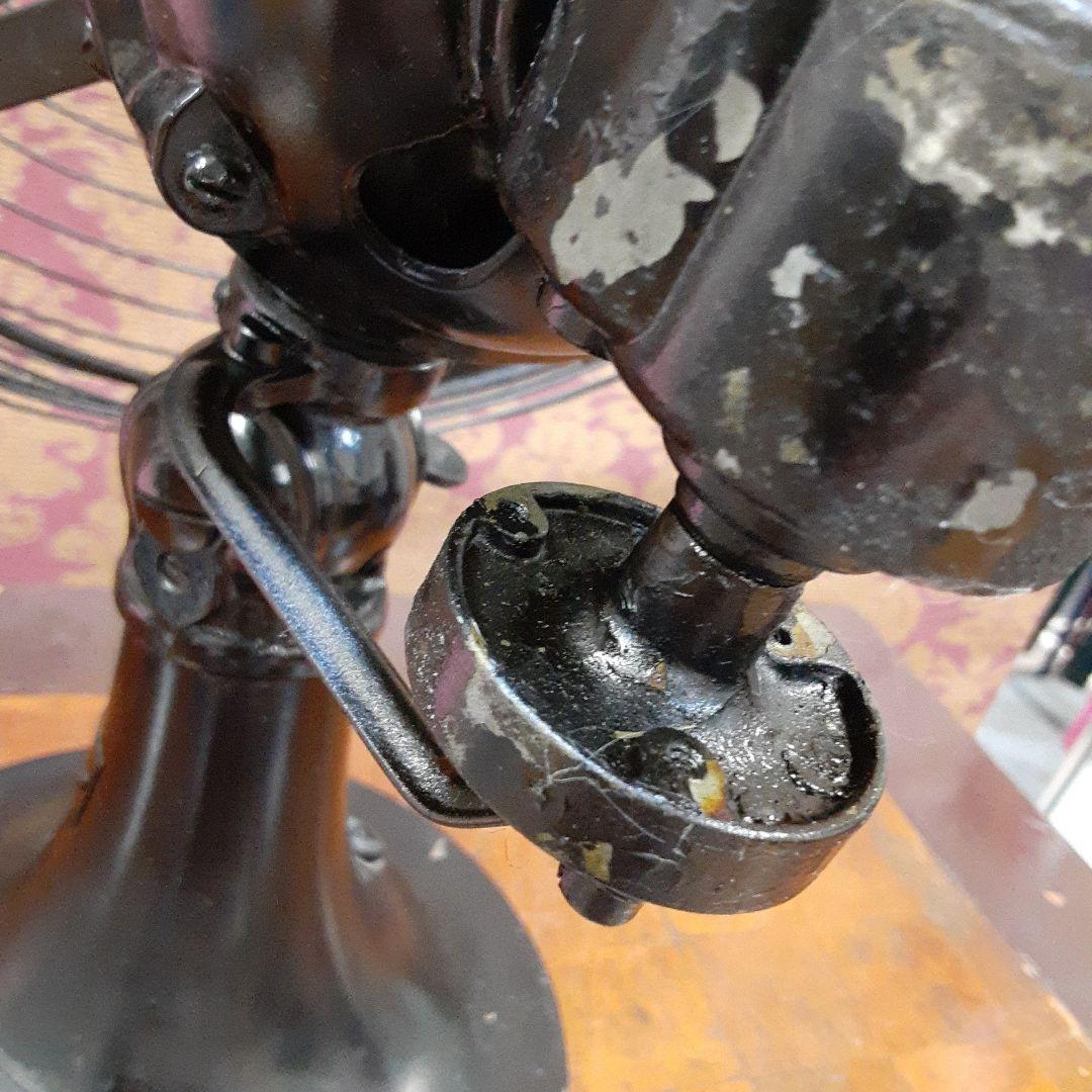 ヴィンテージ 卓上扇風機 黒