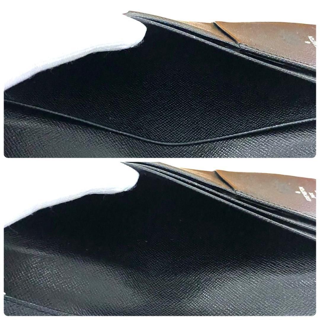 ルイ ヴィトン◎ポルトフォイユ ブラザ ダミエ グラフィット 長財布 ブラック