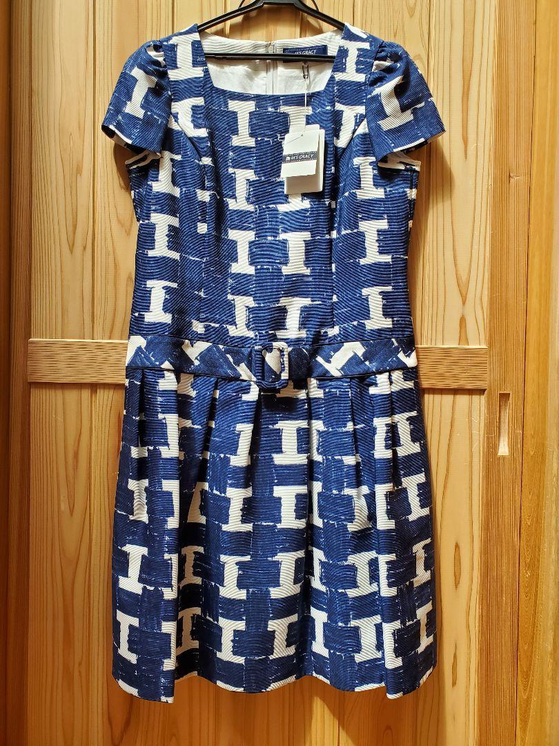 新品未使用　M'S GRACY 半袖ワンピース　40➡️42