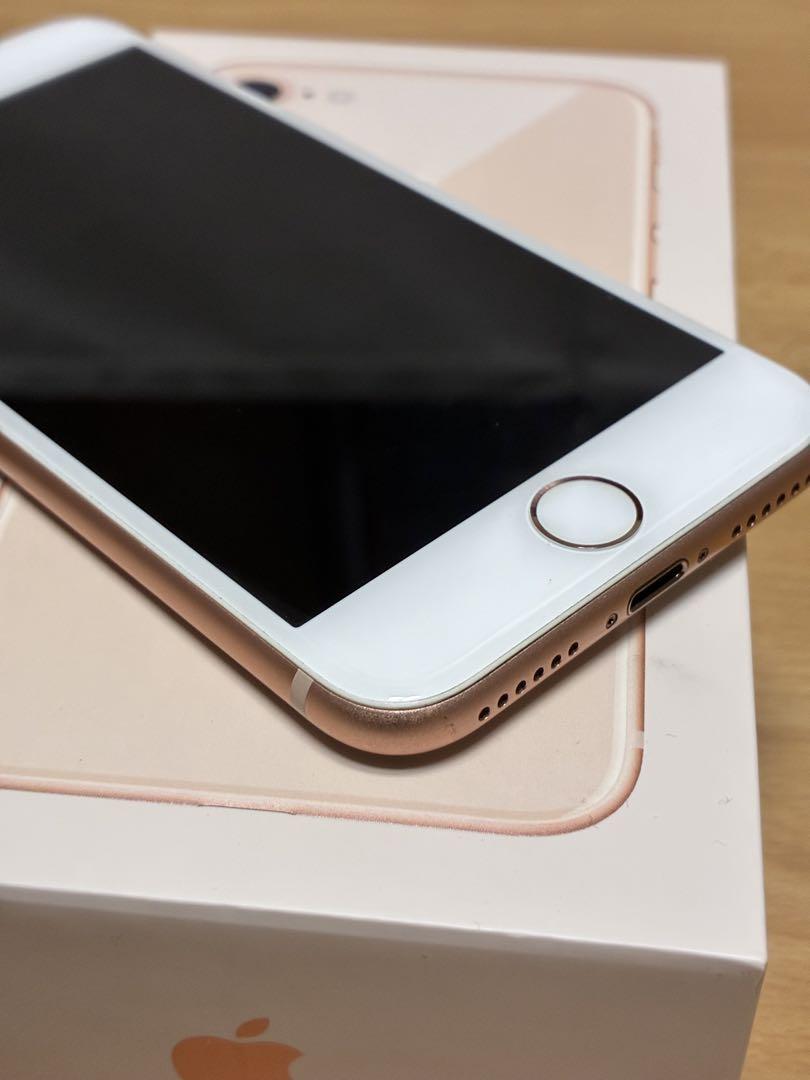 iPhone8 SIMフリー 動作確認済 初期化済 ゴールド 64G