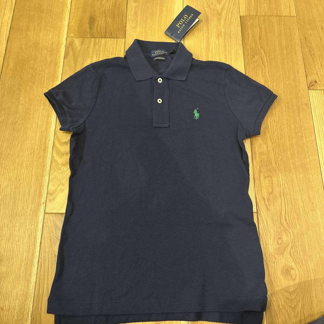 Polo Ralph Lauren スキニーポロ ネイビー　レディース　s