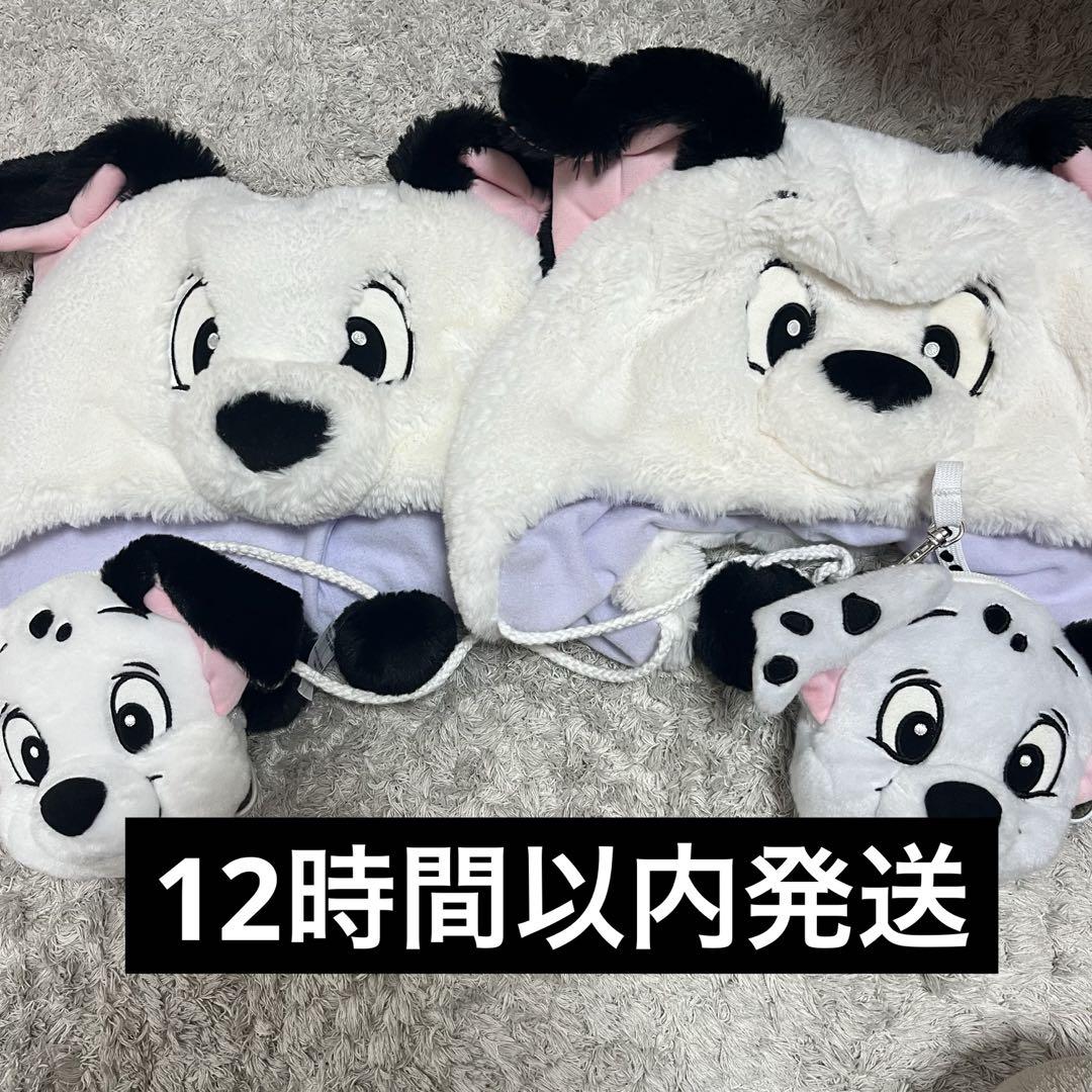 ディズニー ファンキャップ 101匹わんちゃん パスケース セット 2人