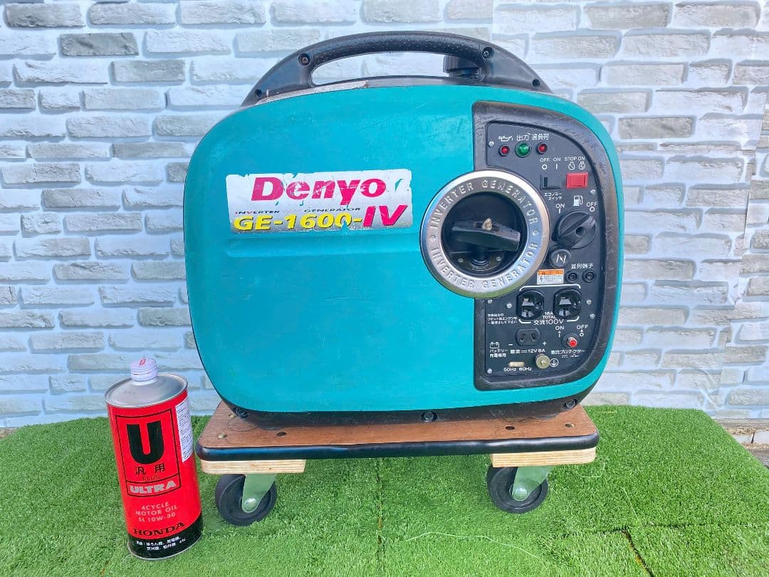 デンヨーGE-1600SS-IV 発電機★14日保証＋1Lオイル付(74)