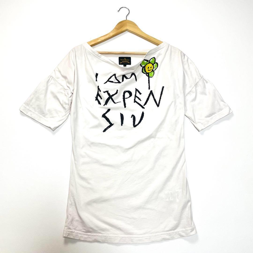 ヴィヴィアンウエストウッド アングロマニア 半袖 Tシャツ フラワー 変形 ヴィヴィアンウエストウッド アングロマニア 半袖 Tシャツ