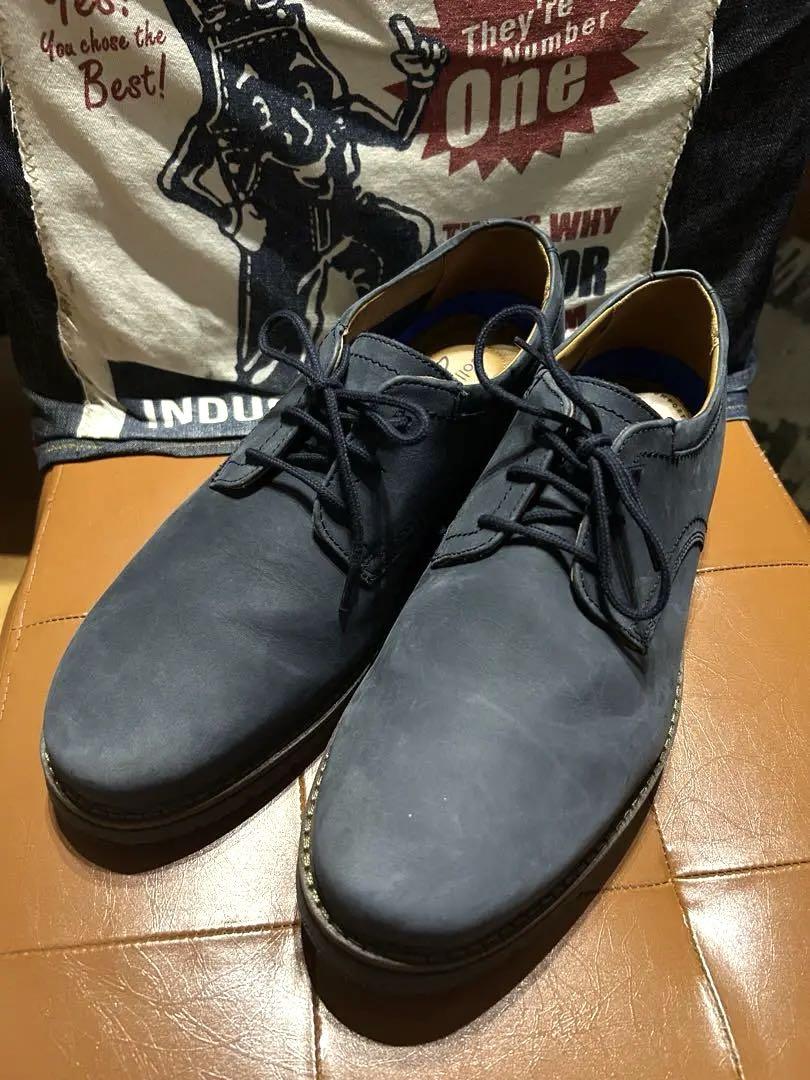 新品Clarks ネイビー スエードシューズ Clarks WallabeeEVOSh / ワラビーエヴォシューズ （ネイビー