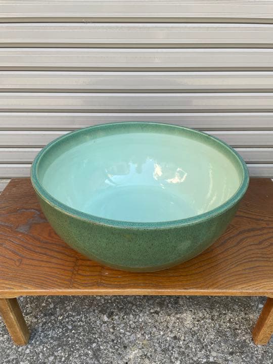 限定W特典付属 メダカ鉢 大型 17号?約50㎝東京都東部引取限定 睡蓮鉢