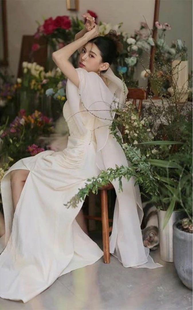 結婚式 前撮り 花嫁 ドレス 披露宴 お呼ばれ 二次会