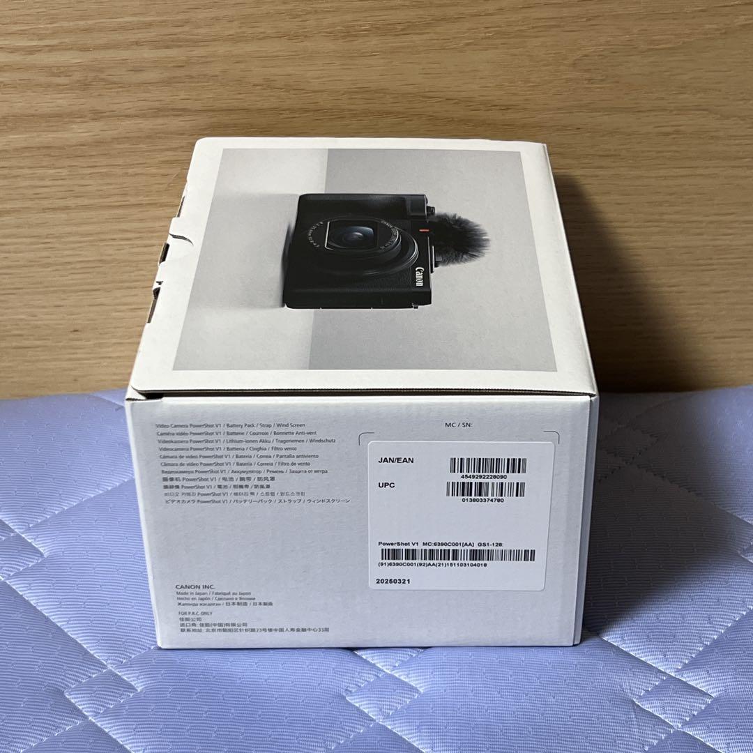 【未使用】Canon PowerShot V1 ブラック デジタルカメラ