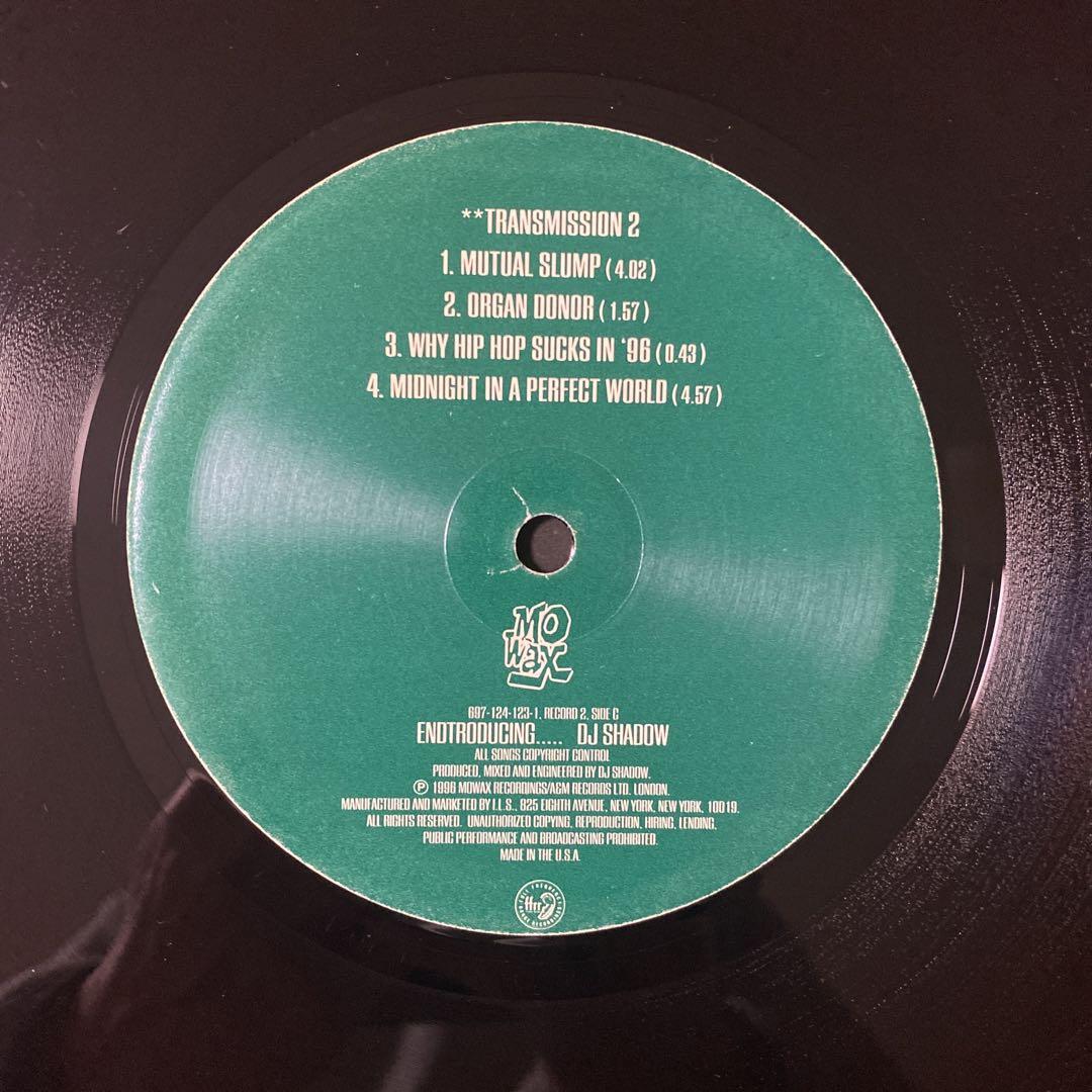 【廃盤】DJ Shadow / Endtroducing.....（2LP）