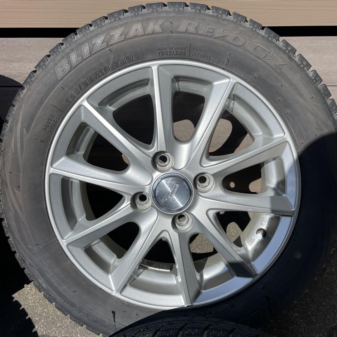 ブリジストン スタッドレスタイヤ 155/65R14