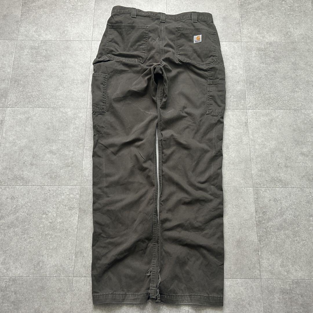 carhartt カーハート ペインターパンツ w34 カーキグレー - メルカリ