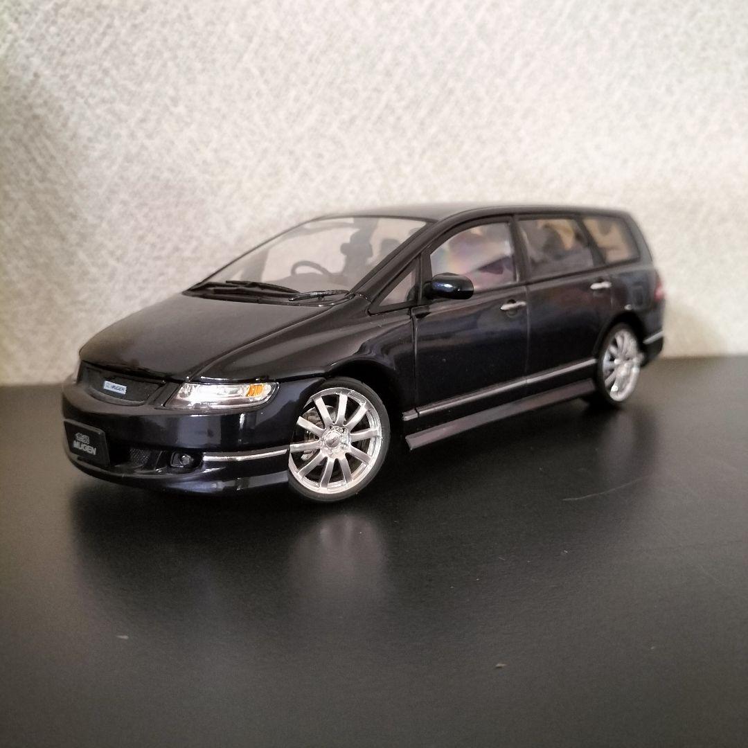 ホンダ オデッセイ RB1　1/24　ダイキャスト　模型　カラーサンプル　車高短