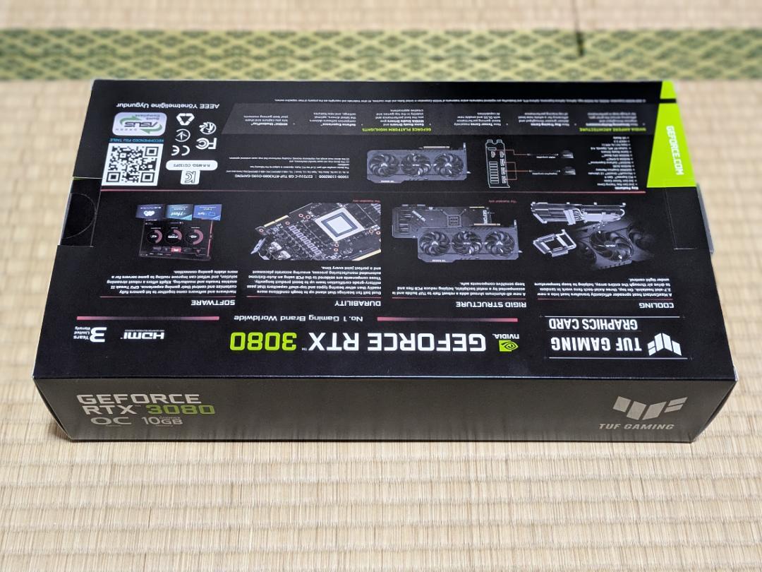 グラフィックボード・グラボ・ビデオカード ASUS TUF RTX 3080 OC 10GB