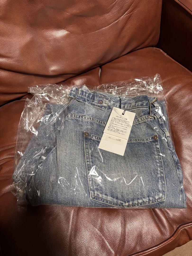 【サイズ 32】No.22 Washed Wide Denim Pants