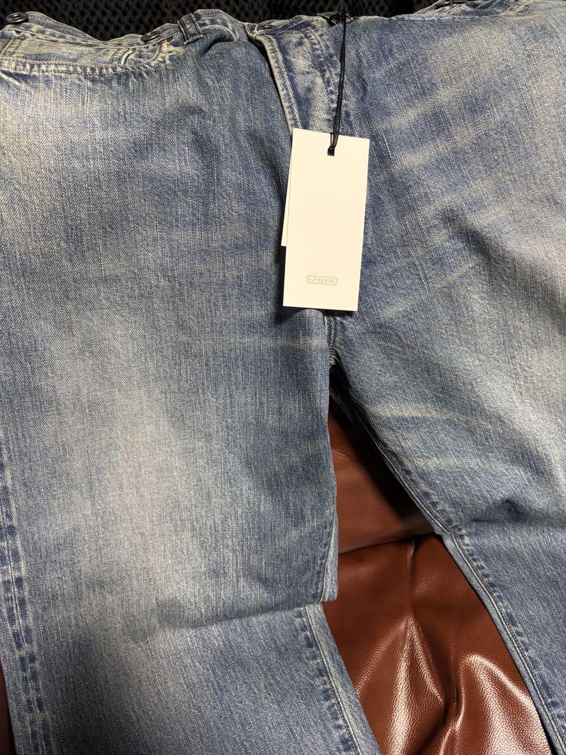 【サイズ 32】No.22 Washed Wide Denim Pants