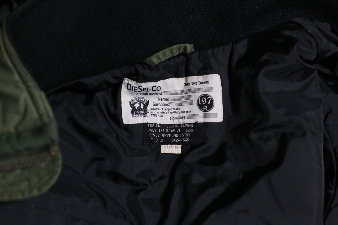 ジャケット・アウター 00s DIESEL n-2b flight jacket