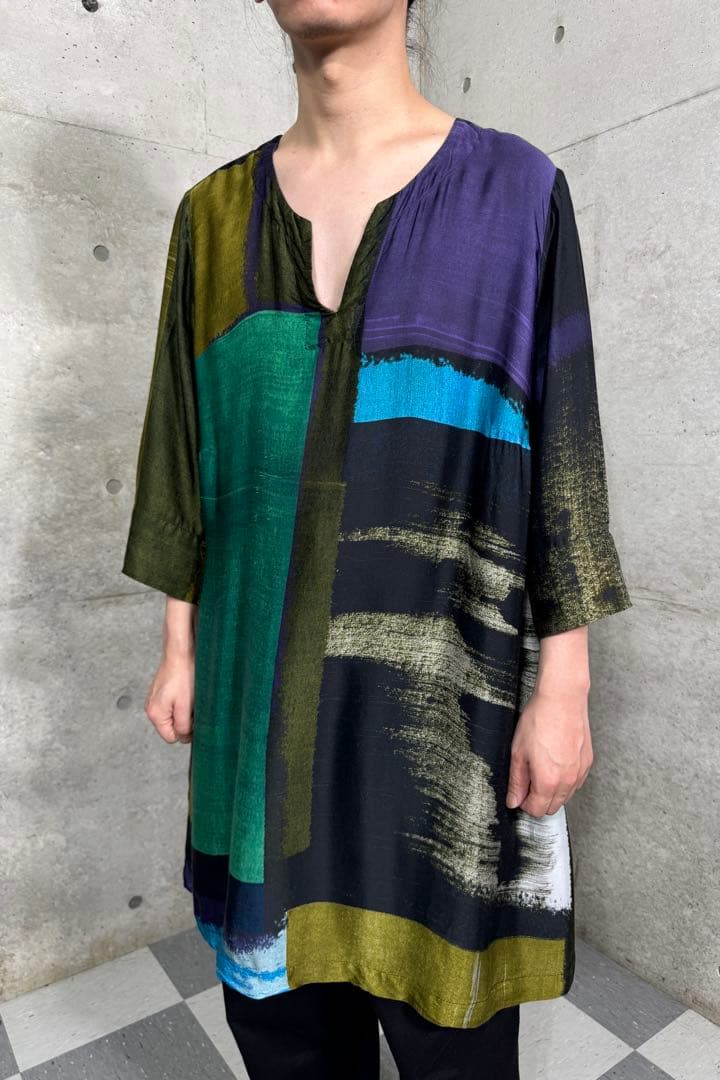 old graphic pattern tunic