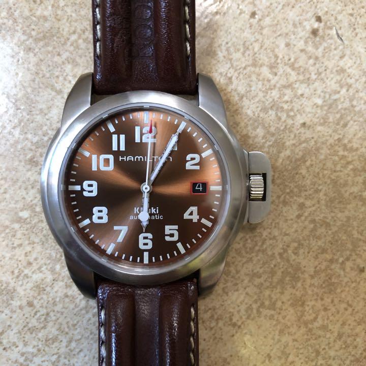 HAMILTON Khaki automatic Roots缶コーヒーコラボ限定