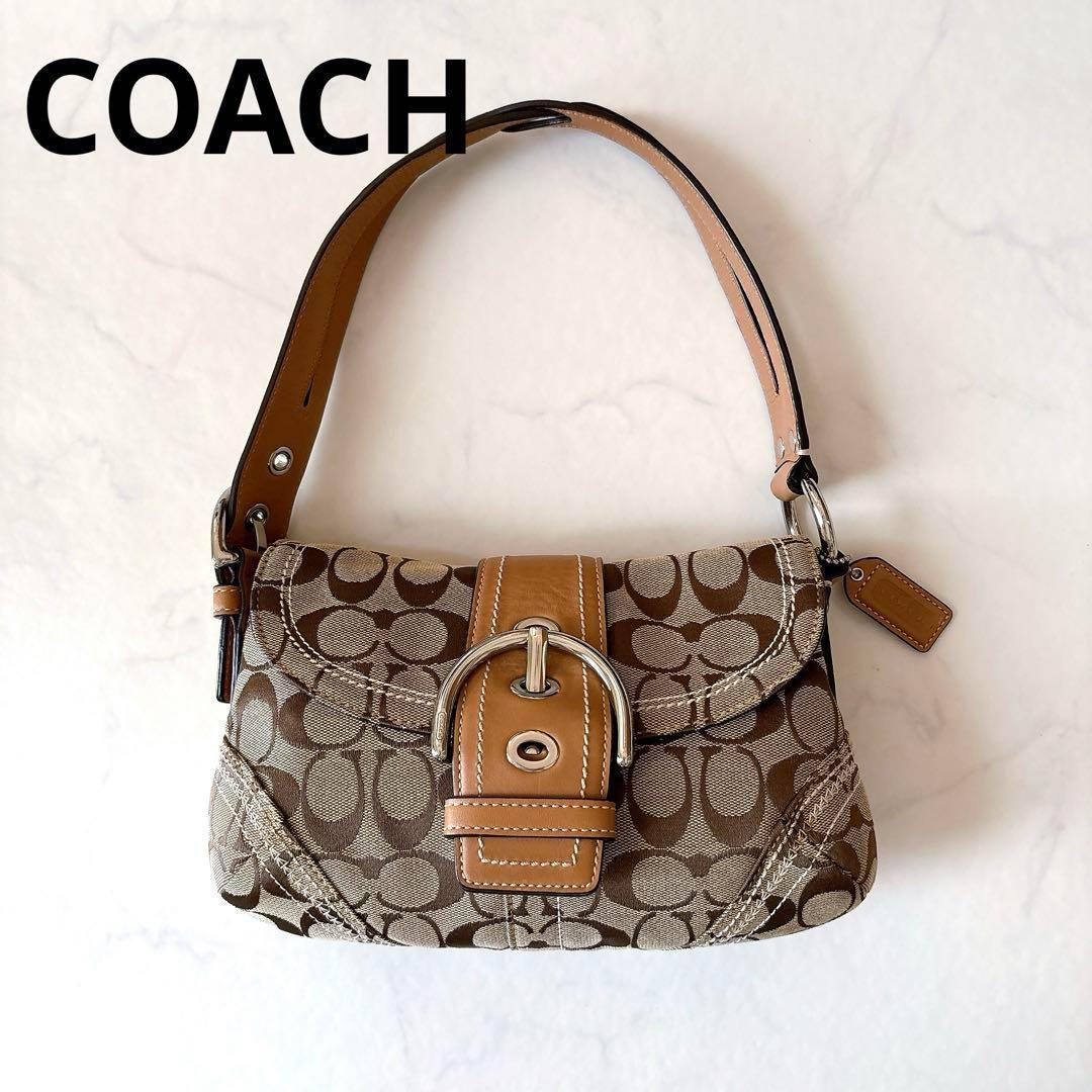 COACH ソーホー ショルダーバッグ シグネチャー柄 y2k 希少 ミニ