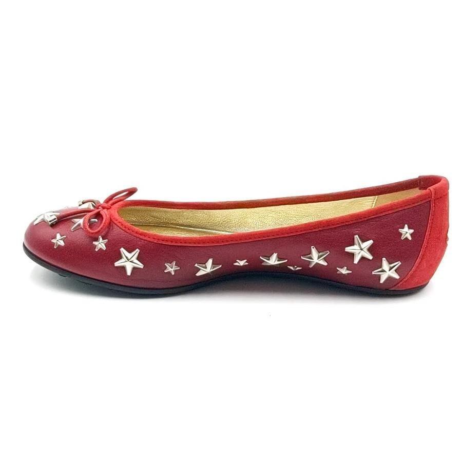 超美品 ジミーチュウJIMMY CHOO バレエシューズ 10-25010904 JIMMY CHOO - 超美品 ジミーチュウJIMMY CHOO バレエシューズ 10