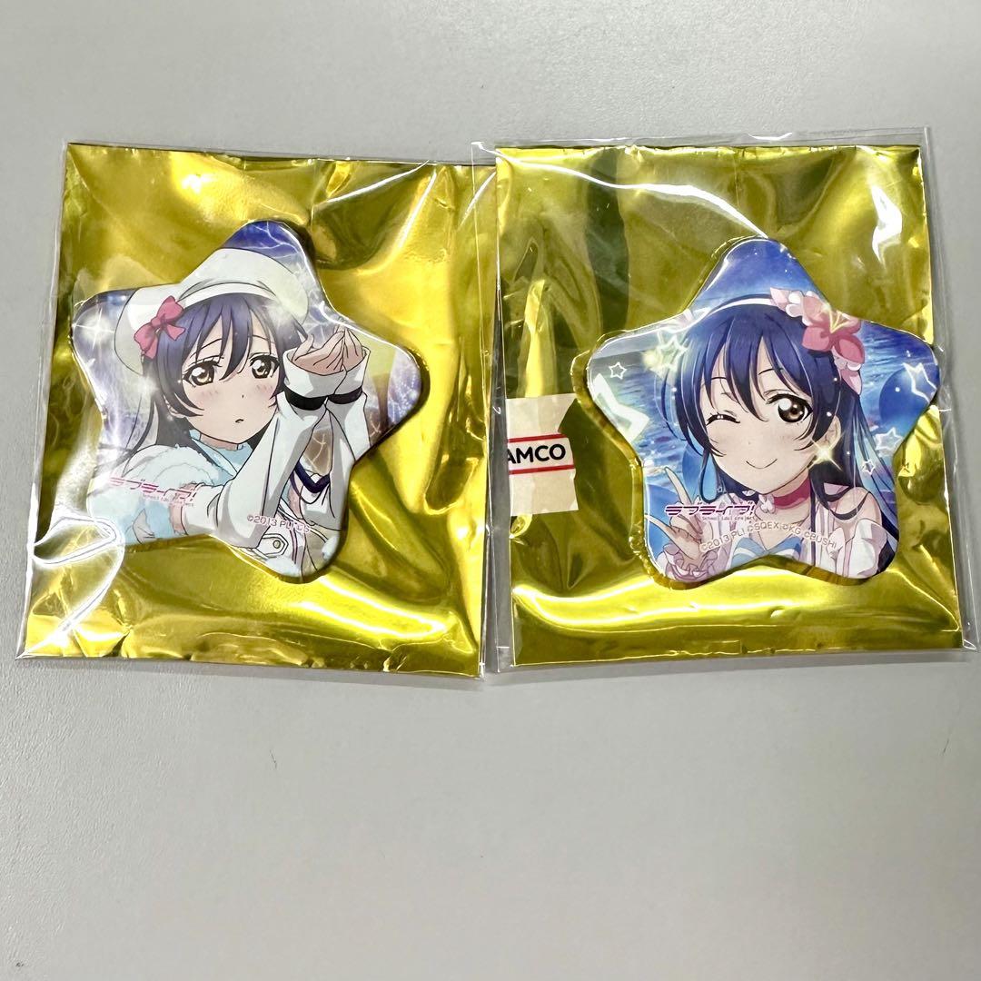 園田海未 缶バッジ セット ラブライブ 星型缶バッジ μ's vol.6 vol.1園田海未 セット