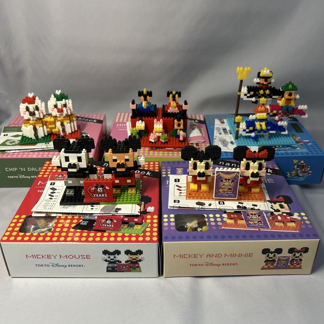 ナノブロック　東京ディズニーリゾート　5個セット