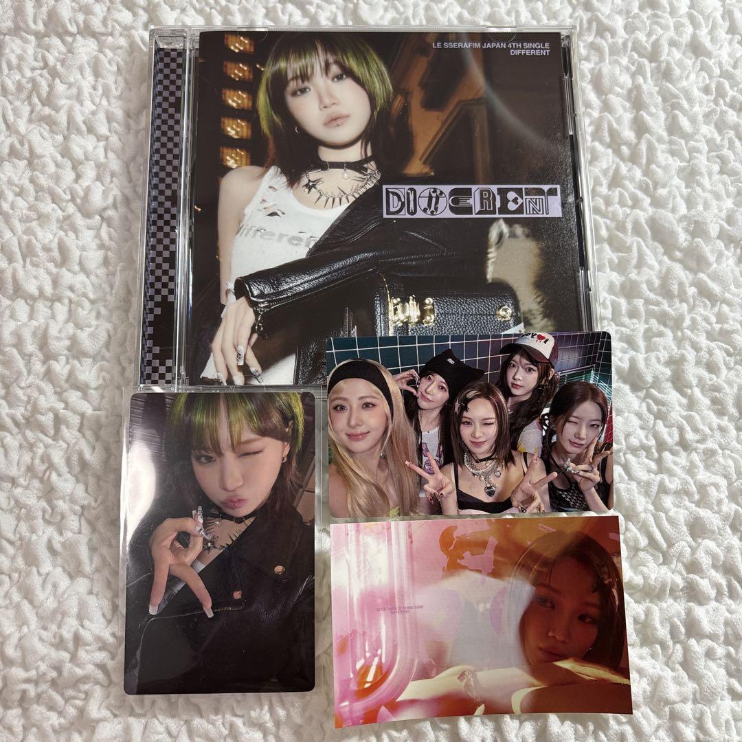 LE SSERAFIM チェウォン ソロジャケ トレカ HMV ステッカー 付き