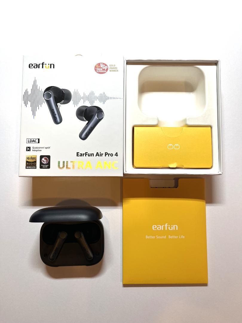 【目立った傷や汚れなし】EarFun Air Pro 4 ワイヤレスイヤホン