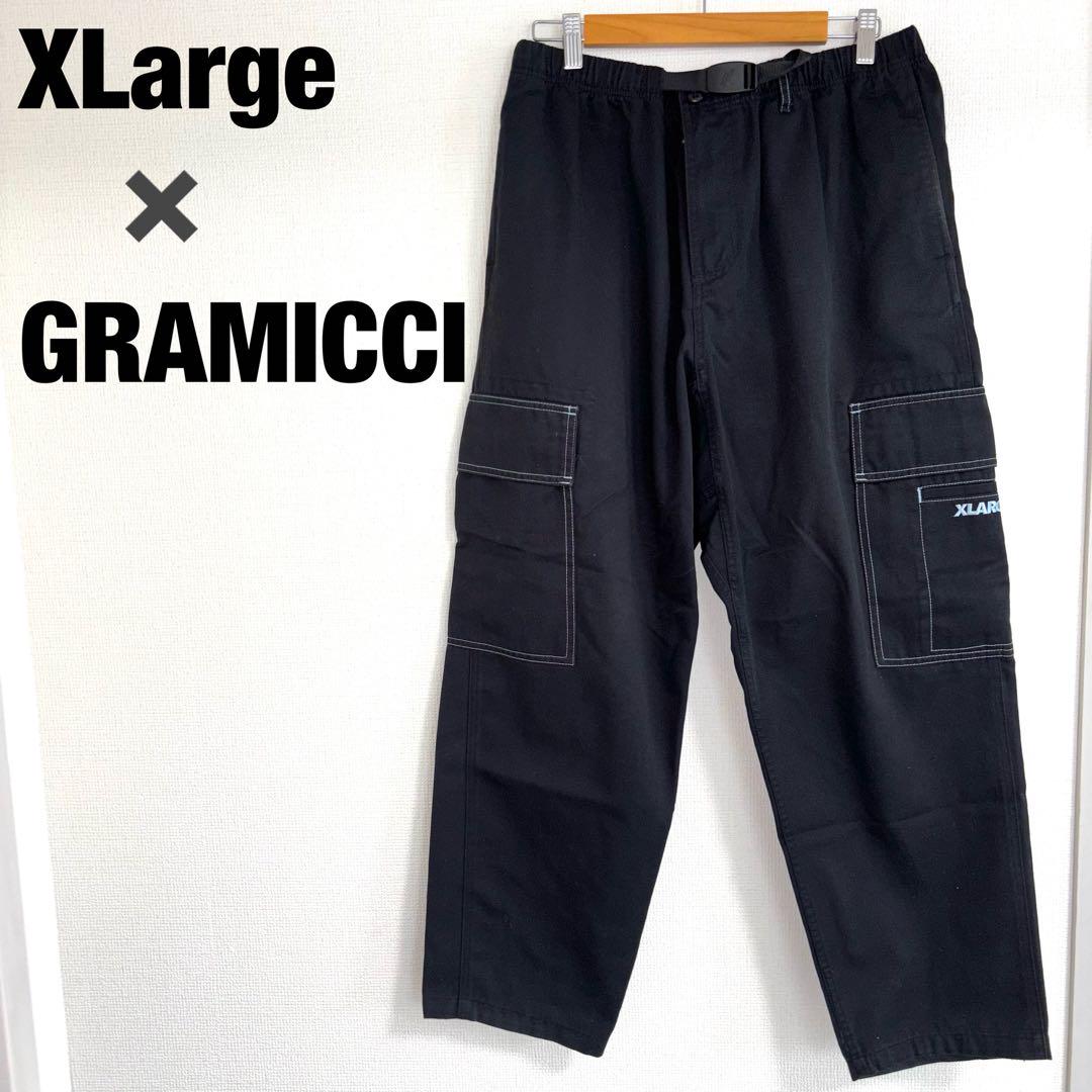 XLarge × GRAMICCI ブラックワークパンツ