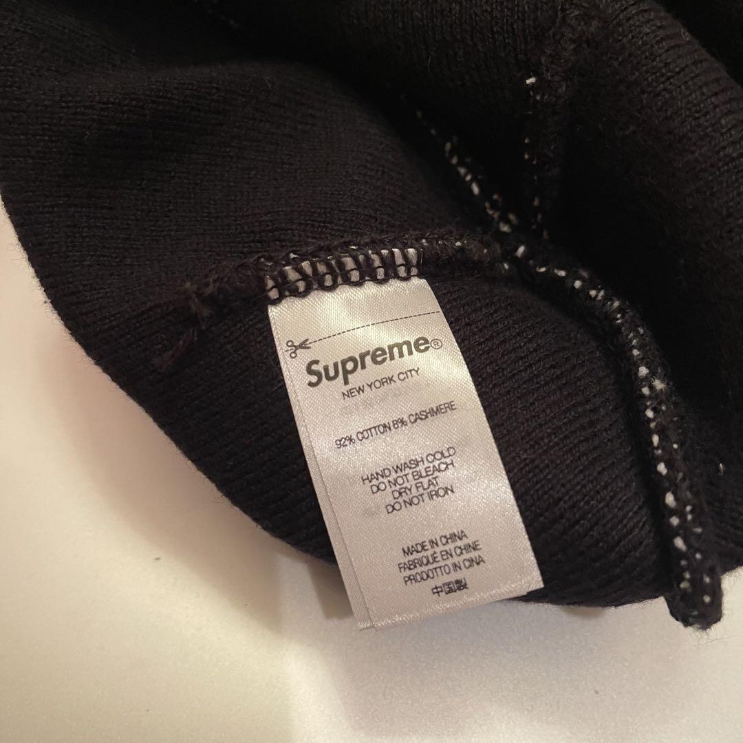 中古 24AW Supreme Big Logo Beanie Black 黒