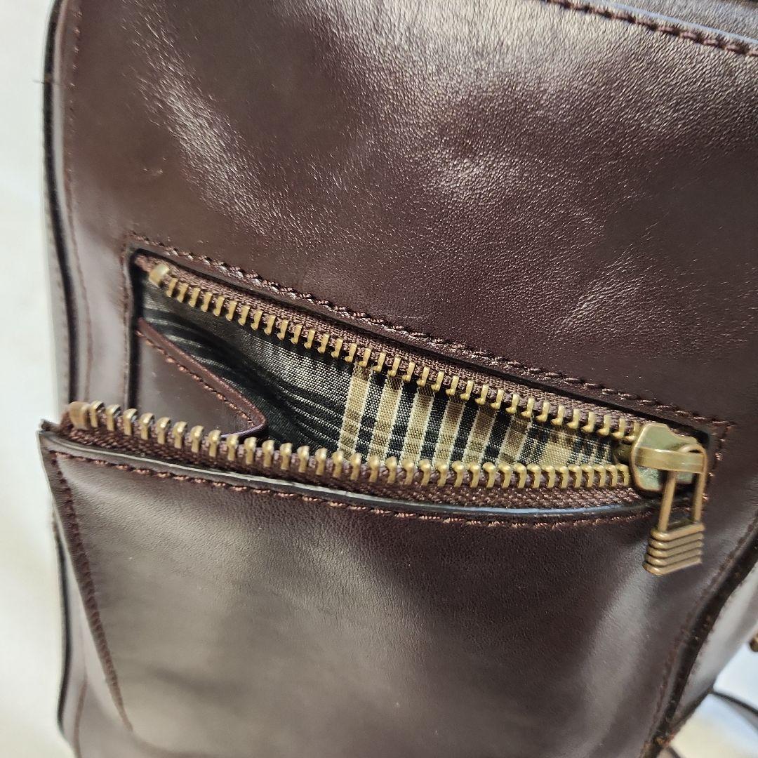 【極美品】マザーハウス アンティーククロスバッグ レザー ダークブラウン 焦茶 極美品】マザーハウス アンティーククロスバッグ レザー ダーク