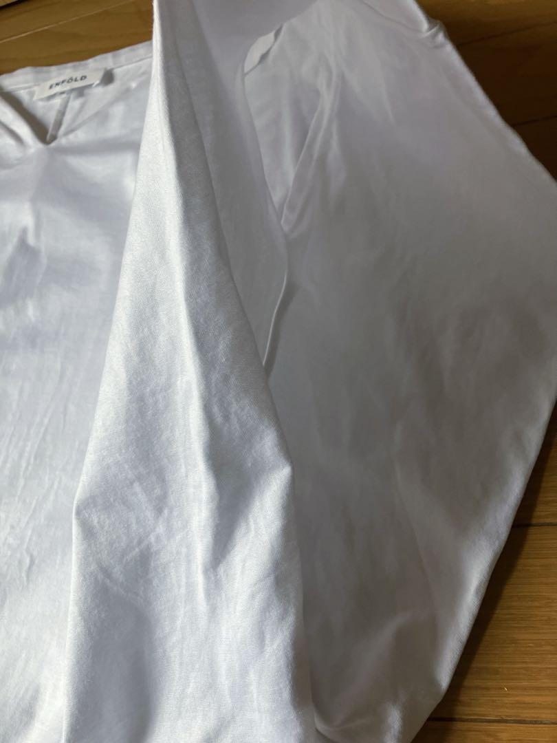 ★新品未使用 （ENFOLD）シルケット天竺タックプルオーバー 38 8033001372823_1.jpg