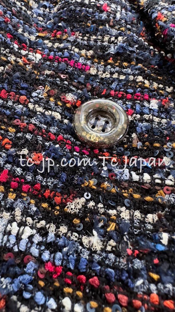 超美品 シャネル ジャケット CHANEL 貴重 ツイード・ダブル 34 36 画像7