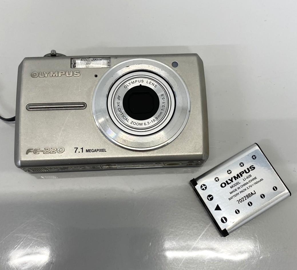 【動作確認済み】OLYMPUS FE-220 デジタルカメラ CAMEDIA FE-220：コンパクトデジタルカメラ：カメラ製品：オリンパス