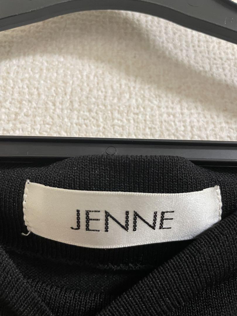 JENNE ブラック フレアドレス
