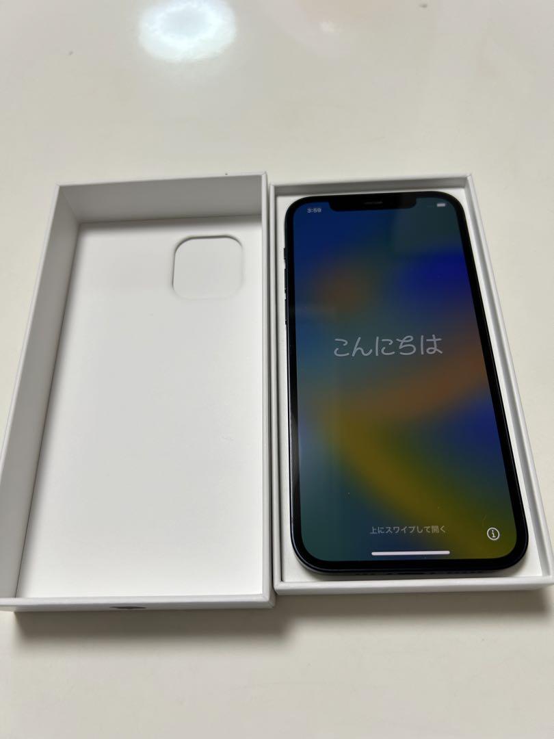 iPhone12 128GB 本体 ブラック　箱あり 美品☆iPhone12】128GB ブラック 箱あり